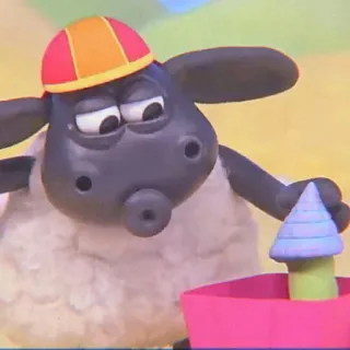 🍄 90c4e44f Shaun the Sheep Baranek Shaun, owca, kreskówka, animacja poklatkowa, dzieci telegram sticker