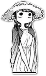 👒 99d04a09 Komi Shouko Komi Can't Communicate Аниме, Манга, Персонаж, Komi Can't Communicate, Сёко Коми whatsapp sticker