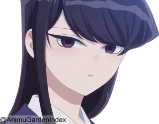 Komi San Anime @animugardenindex whatsapp stickers
