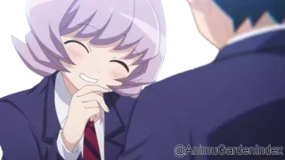 😚 45ea0229 Komi Shouko Komi Can't Communicate @AnimuGardenIndex anime, komi can't communicate, komi shouko, smile, cute, anime girl whatsapp sticker