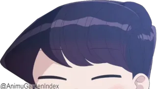😑 4c3ee61c Komi Shouko Komi Can't Communicate anime, komi, komi can't communicate, shouko whatsapp sticker