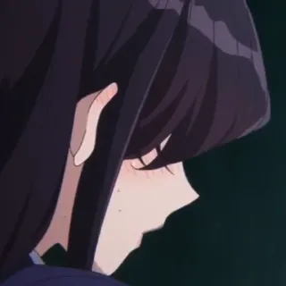 🦋 7fdb1df4 Komi Shouko Komi Can't Communicate Anime, Komi Can't Communicate, Komi Shouko, Manga, Lindo, Chica whatsapp sticker