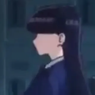 🦋 8d6caf63 Komi Shouko Komi Can't Communicate Anime, Chica, Pelo negro, Perfil lateral, Komi Can't Communicate, Komi Shouko whatsapp sticker