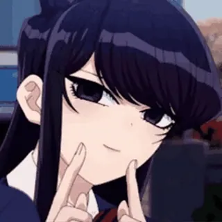 🙂 4525480d Komi Shouko Komi Can't Communicate Anime, Komi Can't Communicate, Komi Shouko, Fofa, Mangá, Garota, Tímida, Kawaii telegram sticker
