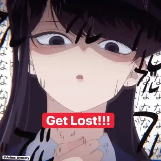 Komi Can’t Communicate | @Anime_Dynasty🧧 whatsapp stickers