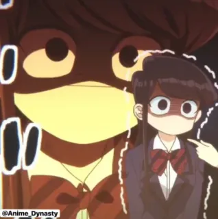 😶 c4d5ab67 Komi Shouko Komi Can't Communicate Anime, Manga, Komi Can't Communicate, Komi Shouko, sợ hãi telegram sticker