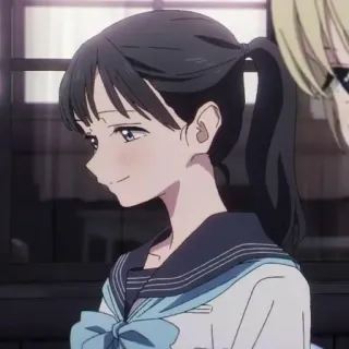 🍥 16eb691e Anime, Dziewczyna, Mundur szkolny, Portret telegram sticker