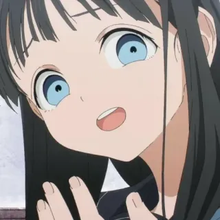 🍥 1b6ba0b4 Anime, Dziewczyna, Kreskówka, Postać, Manga, Słodkie telegram sticker