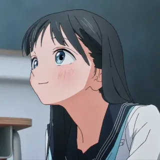 🍥 4f6e21dd Anime, Dziewczyna, Mundur szkolny, Portret telegram sticker