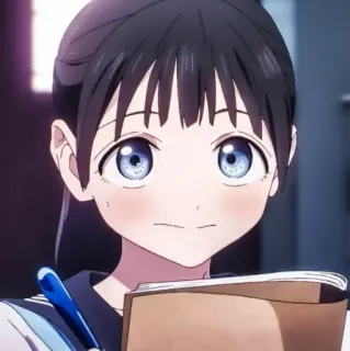 🍥 682d9161 Anime, Dziewczyna, Postać, Uczennica, Rysunek telegram sticker