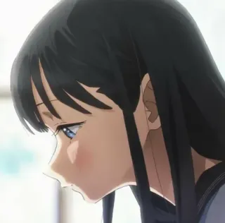 🍥 b9ecc5a7 Anime, Uczennica, Mundur, Dziewczyna, Japoński, Postać telegram sticker