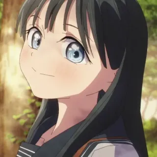 🍥 f8da02c5 Anime, Dziewczyna, Mundur szkolny, Postać telegram sticker