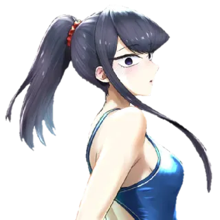 🥰 46150708 Komi Shouko Komi Can't Communicate アニメ, 女の子, 古見, 古見さんは、コミュ症です。, 古見硝子 telegram sticker