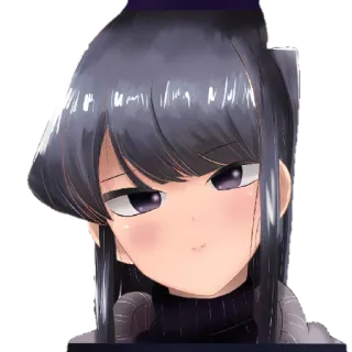 🥰 46eb89dd Komi Shouko Komi Can't Communicate アニメ, マンガ, 古見さんは、コミュ症です。, 古見硝子 telegram sticker