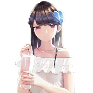 🥰 5033cc4c アニメガール, イラスト, かわいい, 可愛い, 漫画 telegram sticker