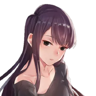 🥰 c98b5e6d アニメ, 女の子, 漫画, ポートレート, 女性, アニメ telegram sticker