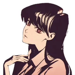 🥰 ef4d54e8 女性, 女の子, アニメ, ポートレート, イラスト, 漫画, 女性 telegram sticker