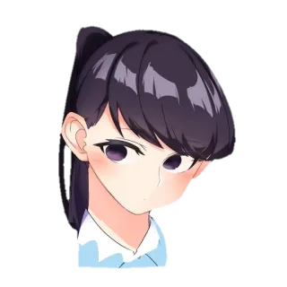 🥰 f47a7ef1 Komi Shouko Komi Can't Communicate アニメ, 女の子, 古見さんは、コミュ症です。, 可愛い, マンガ, 女子高生 telegram sticker