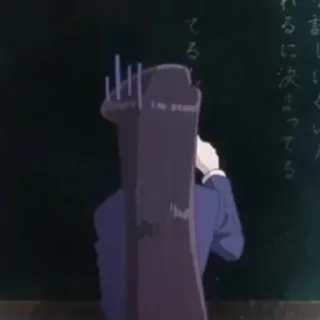🍀 2a920140 Komi Komi Can't Communicate Anime, Mangá, Komi não consegue se comunicar, Komi-san, Escola, Estudante, Sala de aula telegram sticker