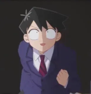 🍀 2d76ee82 Komi Komi Can't Communicate Anime, Komi não consegue comunicar, Mangá, Estudante, Escola telegram sticker