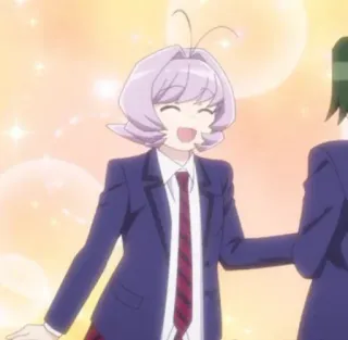 🍀 f9a0984e Komi Shouko Komi Can't Communicate Anime, Komi Can't Communicate, Komi Shouko, Fofo, Kawaii, Uniforme escolar telegram sticker