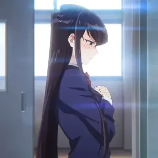 Komi Can't Communicate // @ZoldyckStickers whatsapp stickers