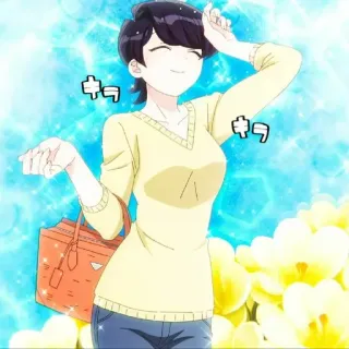 Komi Can't Communicate // @ZoldyckStickers telegram stickers