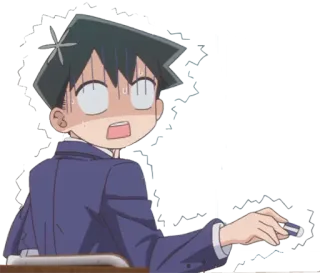 😨 e505e8bd Tadano Hitohito Komi Can't Communicate Anime, Komi can't communicate, Tadano, Personaggio, Scuola, Aula telegram sticker