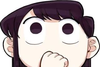 Komi-san | @StickersOfAstora telegram stickers