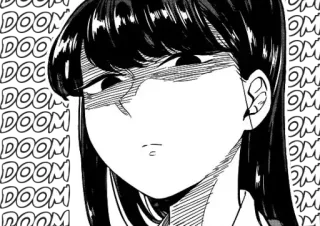 Komi-san | @StickersOfAstora telegram stickers