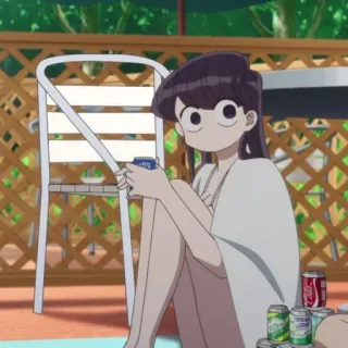 🦋 64c2517b Komi Shouko Komi Can't Communicate อนิเมะ, การ์ตูน, น่ารัก, ผู้หญิง, แฟนอาร์ต, โคมิซังไม่อาจcommunicates, โคมิ โชโกะ telegram sticker