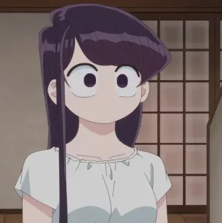 🦋 741c3d55 Komi Shouko Komi Can't Communicate อนิเมะ, ผู้หญิง, น่ารัก, Komi Can't Communicate, มังงะ, โคมิ โชโกะ, สาวอนิเมะ telegram sticker