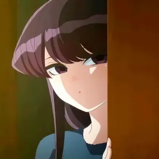 🙂 f06d6455 Komi Shouko Komi Can't Communicate Аниме, Манга, Коми не может общаться, Застенчивый, Милый, Персонаж, Коми Сёко telegram sticker