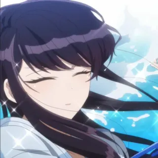 💦 34e238fa Komi Shouko Komi Can't Communicate Anime, Komi, Komi Não Consegue se Comunicar, Shouko Komi, fofo, Mangá telegram sticker