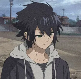 💈 5ff2cac3 Anime, Cartone animato, Personaggio, Maschio, Ritratto whatsapp sticker