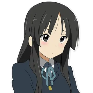 ☺️ 23dc9158 K-On! anime, girl, manga, cute telegram sticker