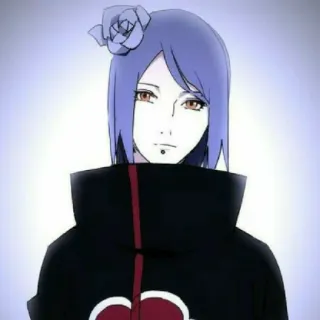 💜 9735b845 Konan Naruto Anime, Konan, Naruto, Personaggio, Fanart telegram sticker