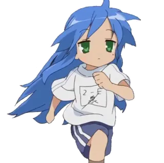 Konata Izumi whatsapp stickers