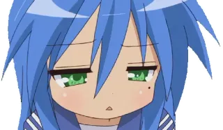 😞 3694d57f Konata Izumi Lucky Star Аниме, Милый, Девушка, Манга, Коната whatsapp sticker
