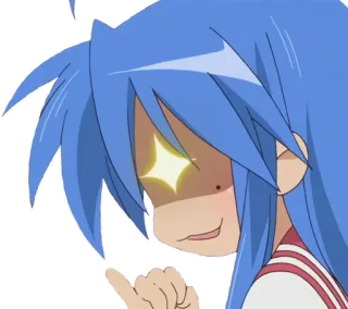 ✨ c7ba5fa8 Аниме, Девушка, Блеск, Милый whatsapp sticker