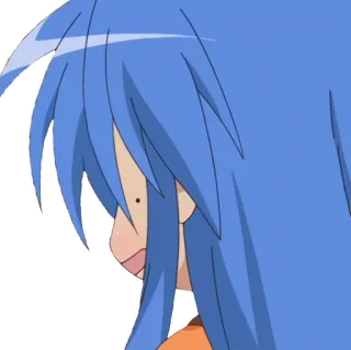 😋 c9ad5634 Konata Izumi Lucky Star Аниме, Манга, Милый, Девушка, Смешной, Отаку whatsapp sticker