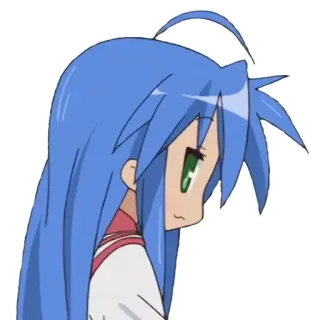 😏 de4df1ba Konata Izumi Lucky Star Аниме, Манга, Девушка, Коната, Каваий whatsapp sticker