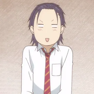 ➰ 135593a8 Аниме, Мультфильм, Школьная форма, Галстук, Анимация, Студент whatsapp sticker