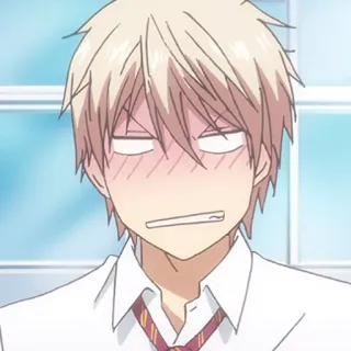 🎵 2f99f824 Аниме, Манга, Выражение лица, Смущенный, Краснеть, Мультфильм, Иллюстрация whatsapp sticker