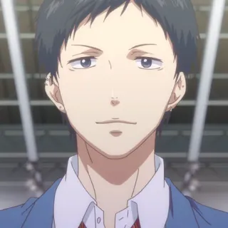 ➰ 4ce3f4e3 Аниме, Манга, Портрет, Персонаж, Серьги whatsapp sticker