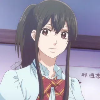 🎶 6a958e88 坪通卷 Аниме, Девушка, Школьная форма, Портрет whatsapp sticker