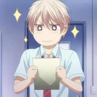 🎵 8fe75ee4 Аниме, Персонаж, Мальчик, Мультфильм, Милый whatsapp sticker