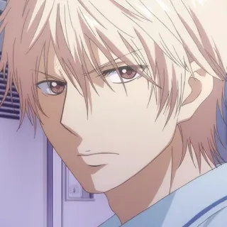 🎵 97f8a19b Аниме, Манга, Красивый, Мужчина, Портрет, Иллюстрация whatsapp sticker