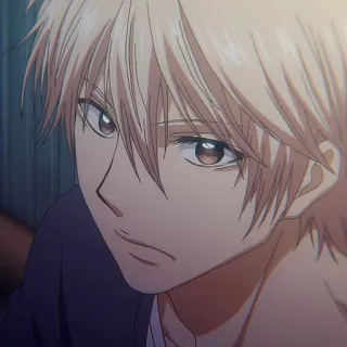 🎵 9da47d1c Аниме, Парень, Портрет, Иллюстрация whatsapp sticker