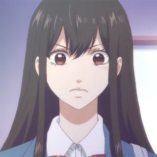 🎶 aec65960 Аниме, Манга, Девушка, Школьная форма whatsapp sticker